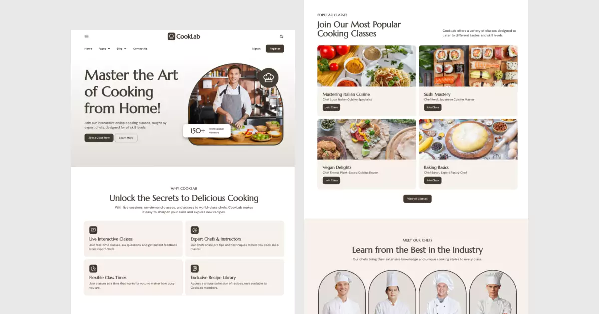 Cooklab - Online Cooking Class