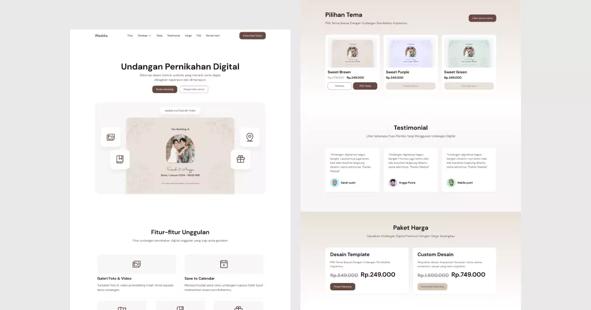 Wadda - Digital Invitations Service