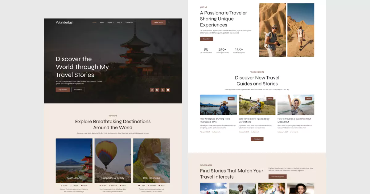 Wanderlust - Travel Bloggers